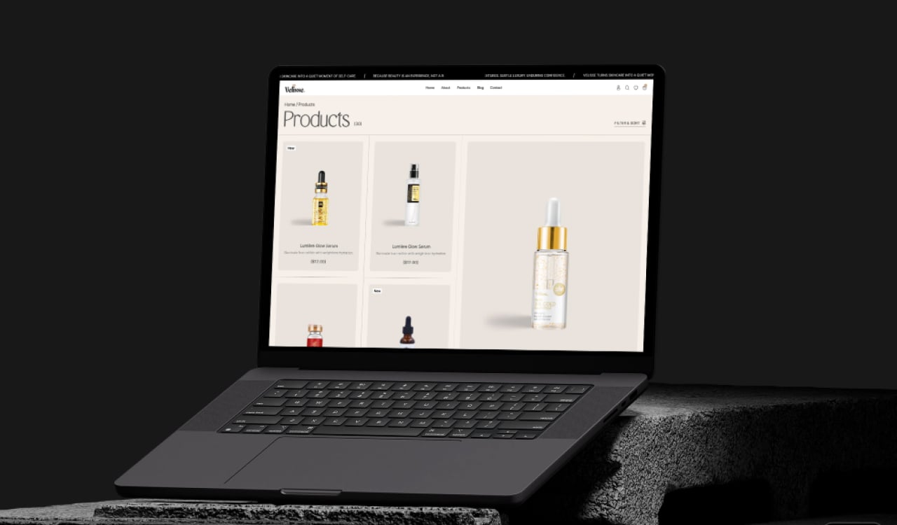 Velisse Feel: seamless shopping functionality
